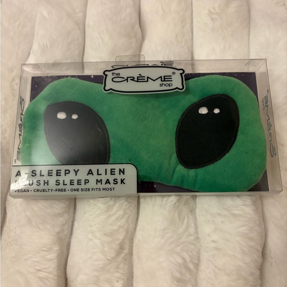The Crème Shop A-Sleepy Alien Plush Sleep Mask